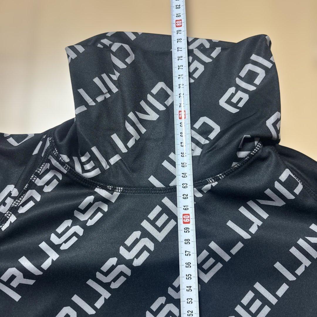 ★新品★ RUSSELUNO GOLF ブラック ハーフジップシャツ