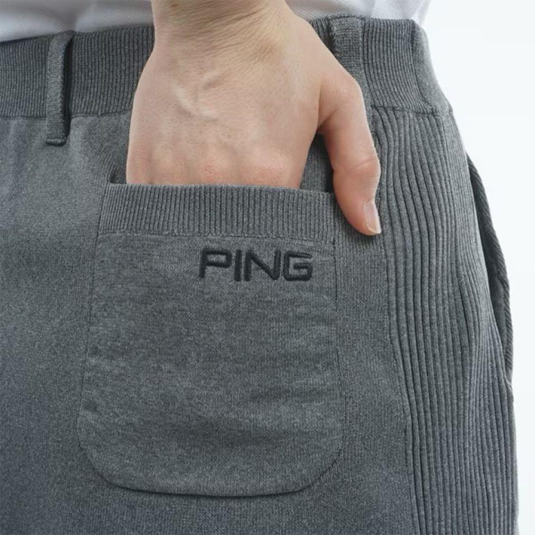 PING ピン　アクリルニットスカート　M