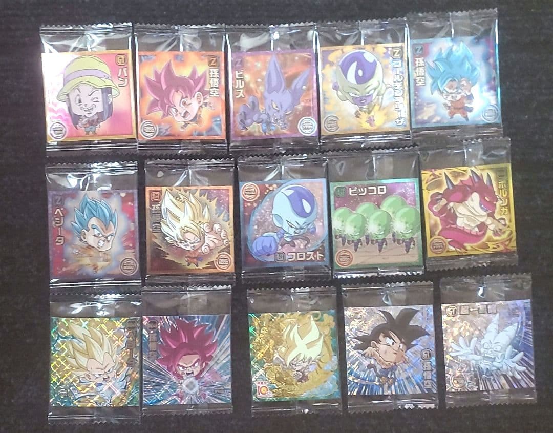 ドラゴンボール 超戦士シールウエハース超 15弾 　コンプリート