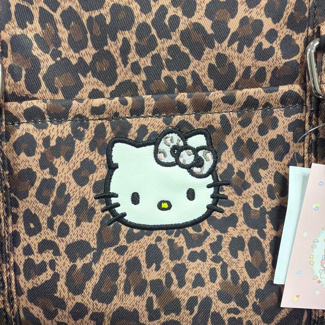 ハローキティ ボストンバッグ ヒョウ柄 アベイル ギャル　通学カバン