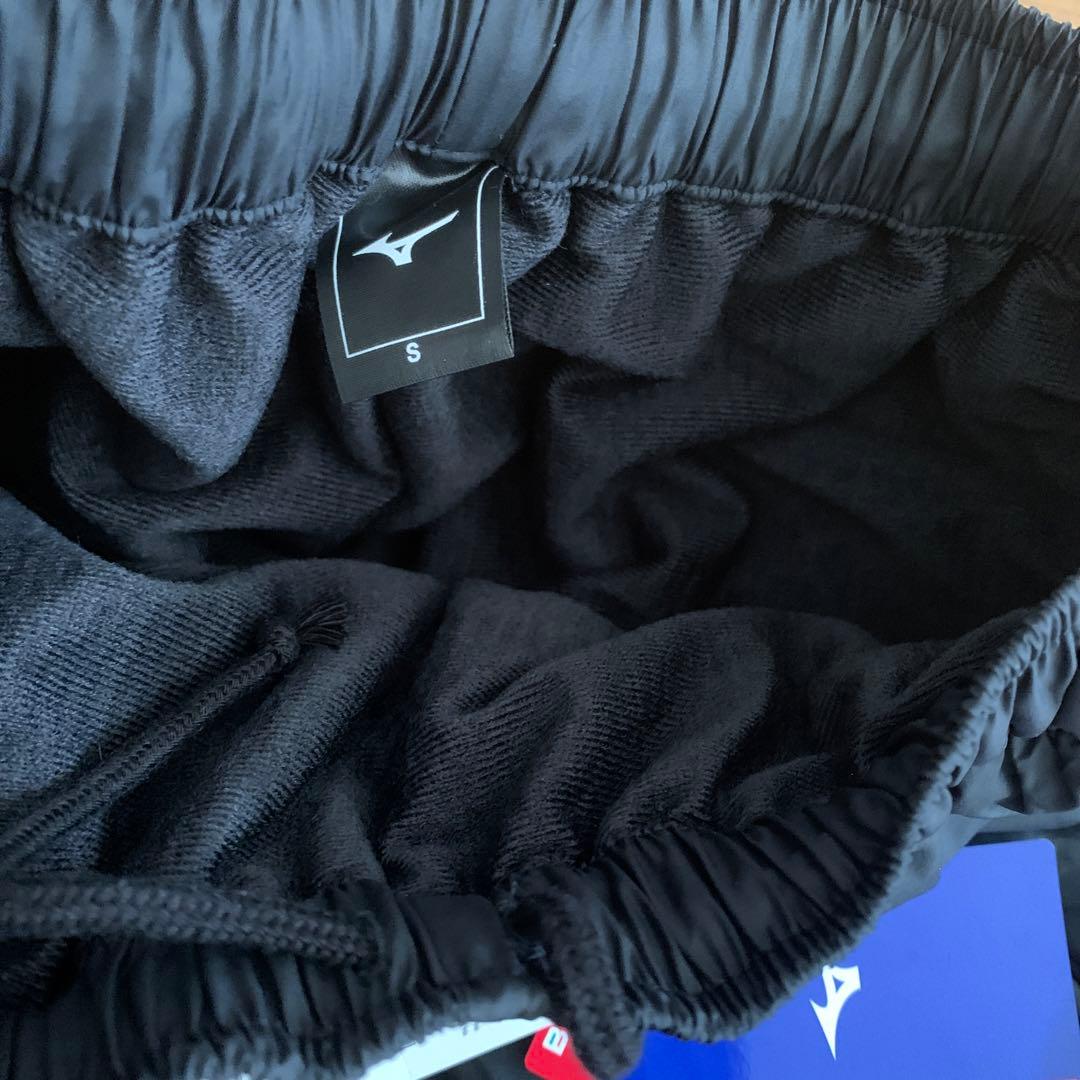 MIZUNO 発熱　裏起毛　パンツ　ズボン　Sサイズ　ブラック　黒　ミズノ