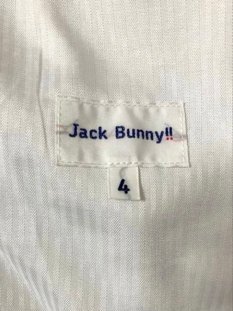 ✨Jack Bunny!! ✨ロゴプリントパンツ　ホワイト　サイズ４