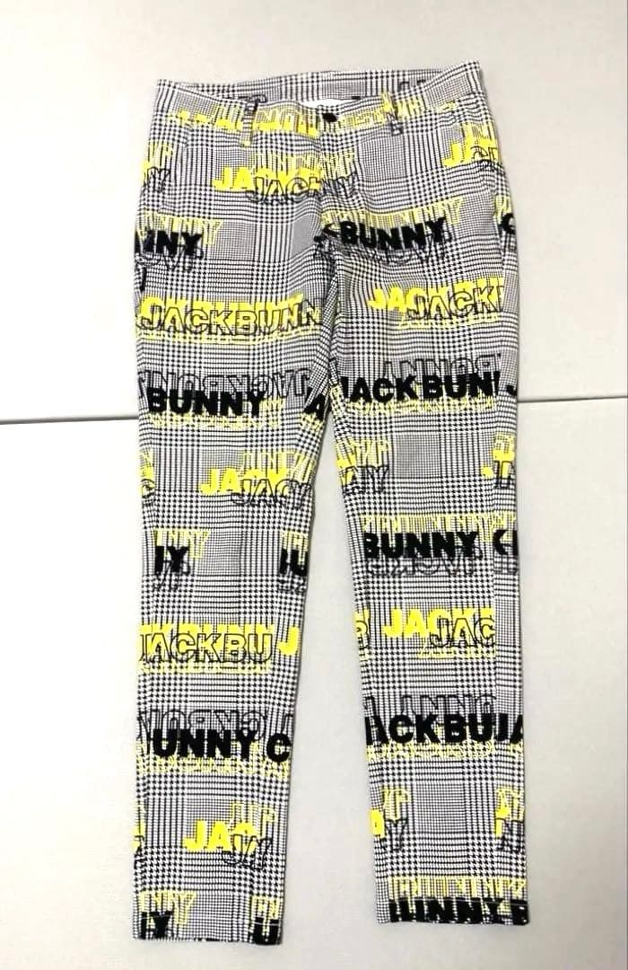 ✨Jack Bunny!! ✨ロゴプリントパンツ　ホワイト　サイズ４