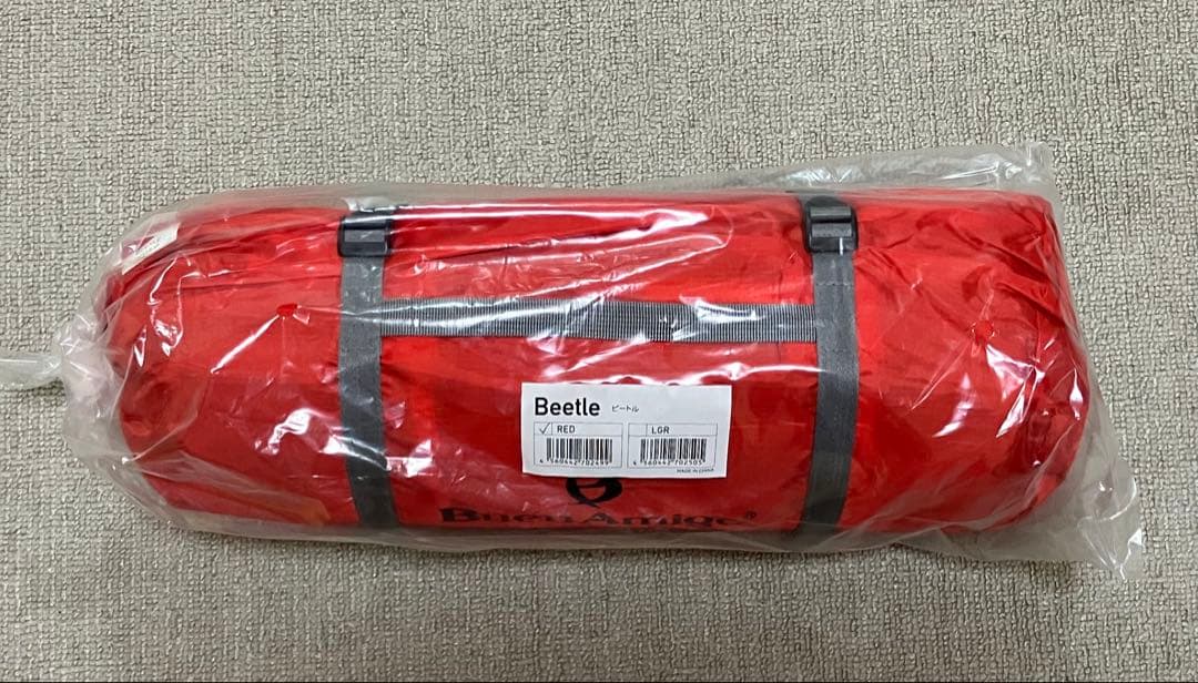 最終値下げです。Buen Amigo Beetle 赤 ドーム型テント 2人用