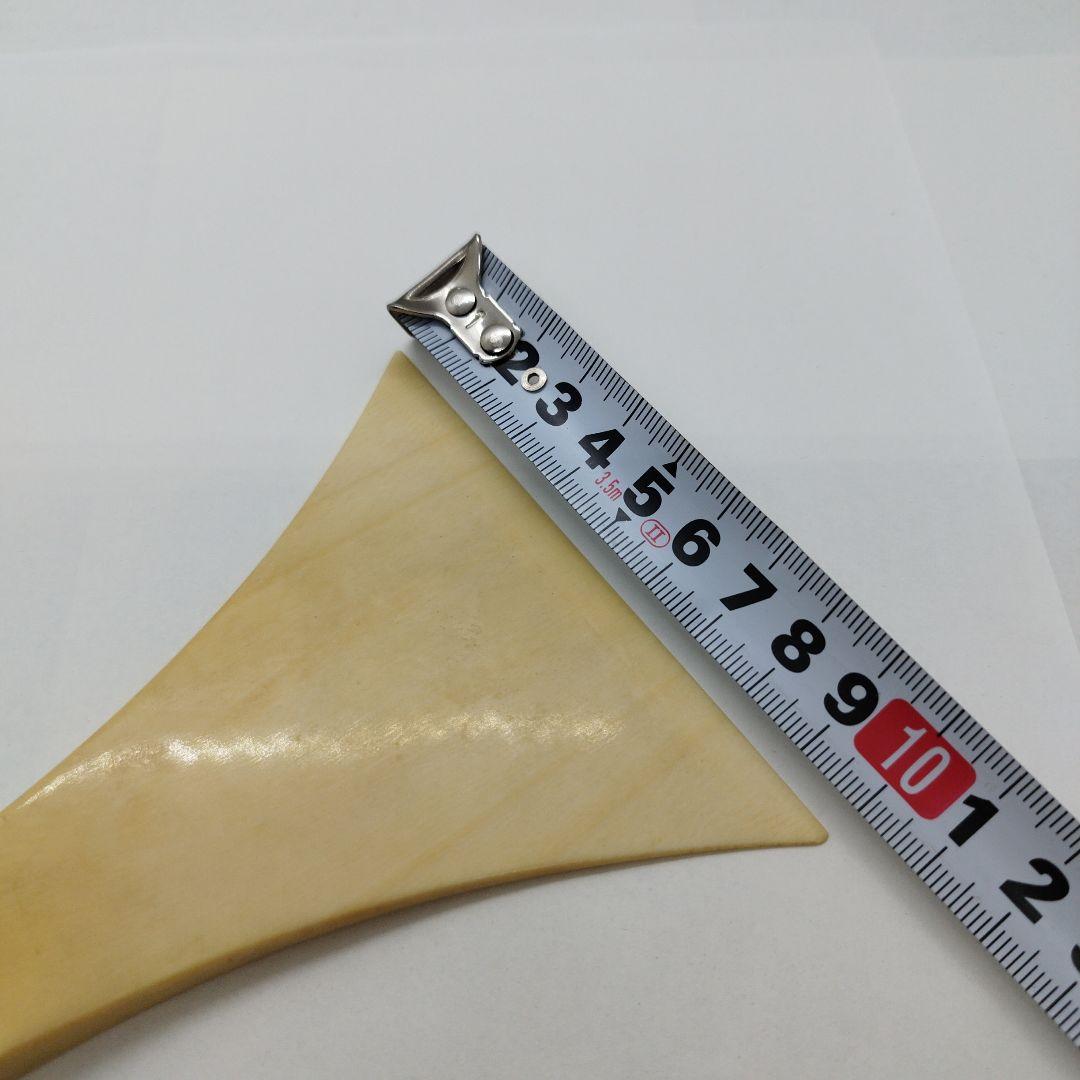 天然素材　和楽器 弦楽器　三味線 撥 バチ 重さ約　81  g