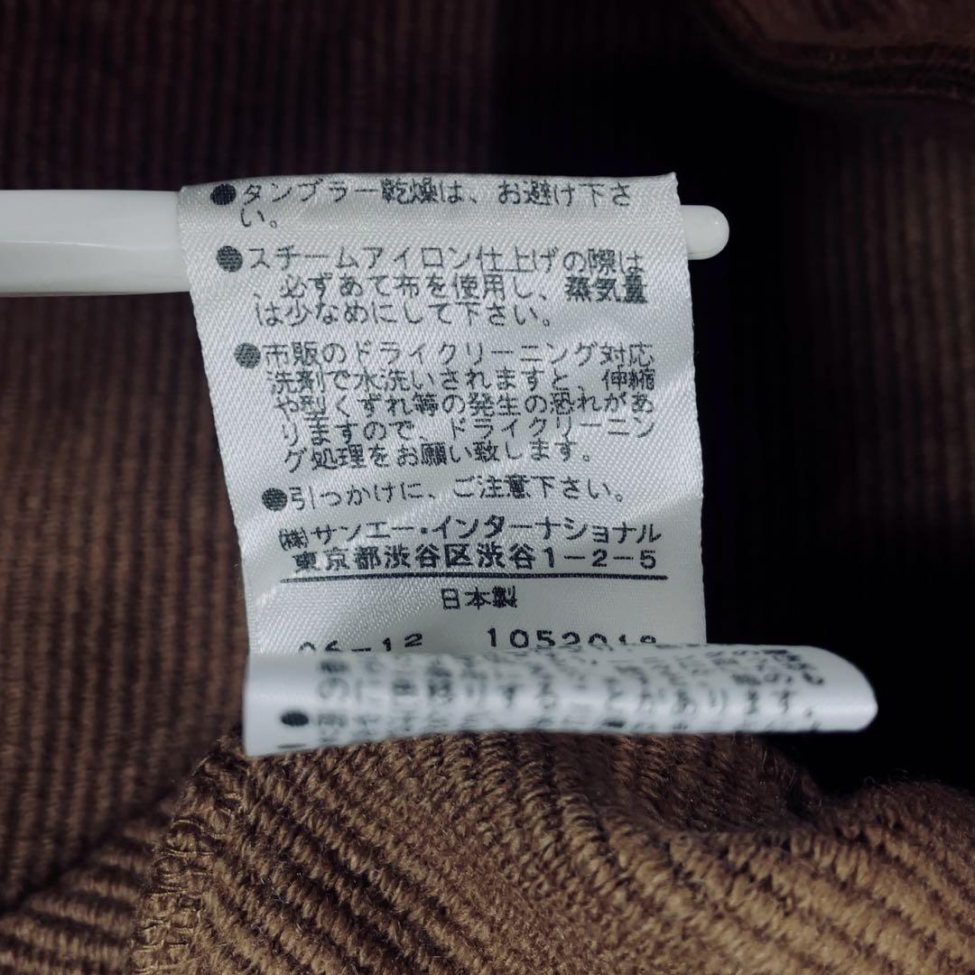 パーリーゲイツ ウール ハーフジップ ニット セーター 6(XL) ブラウン