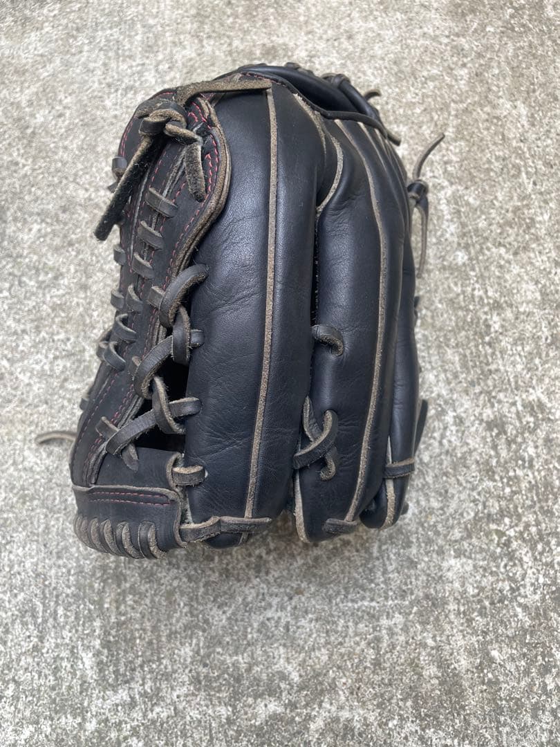 【商品値下げ中‼️一般硬式】ミズノプロオーダーグローブ　外野手用　刺繡入り