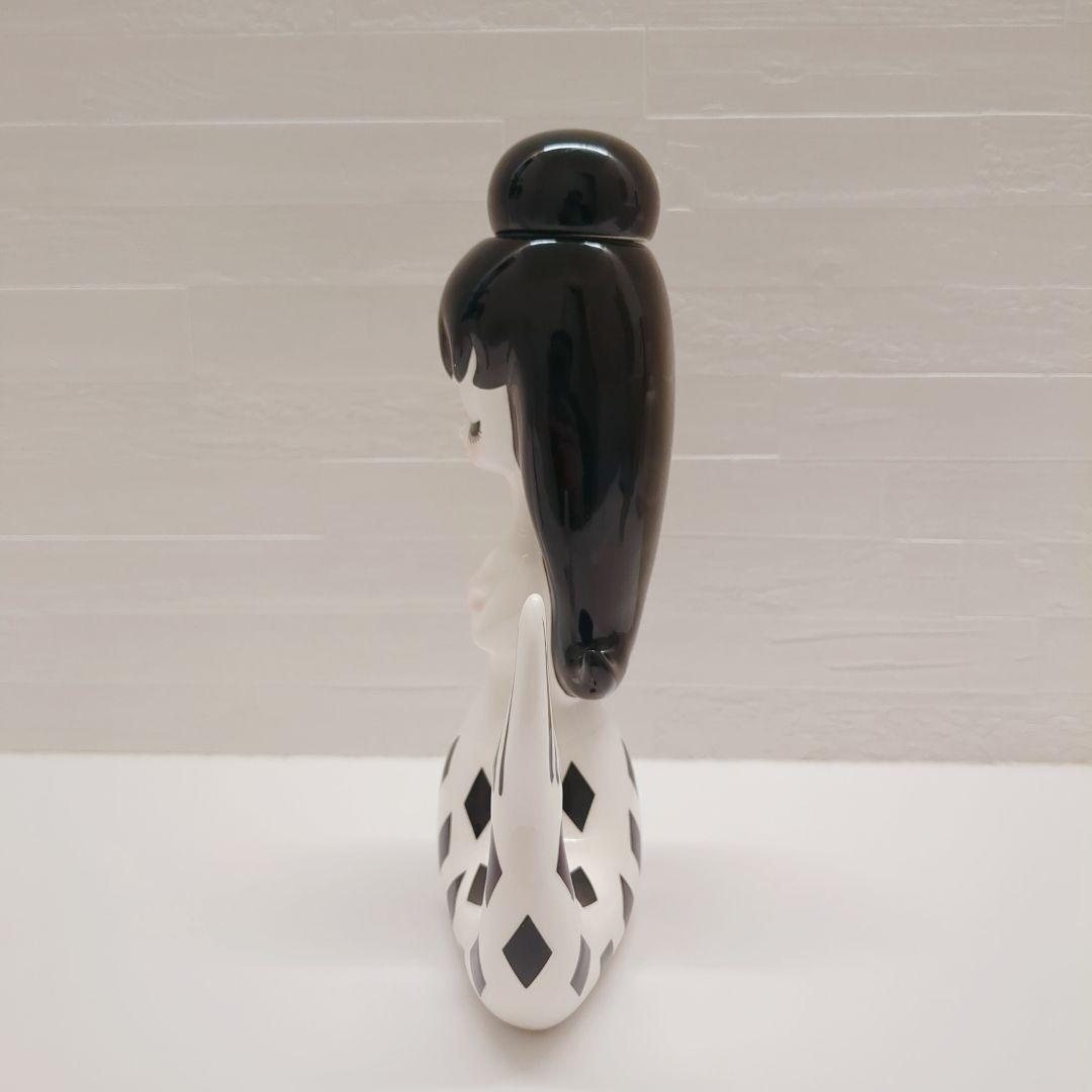 希少✨️美品　RUNE　内藤ルネ　人魚姫　マーメイド　陶器　黒