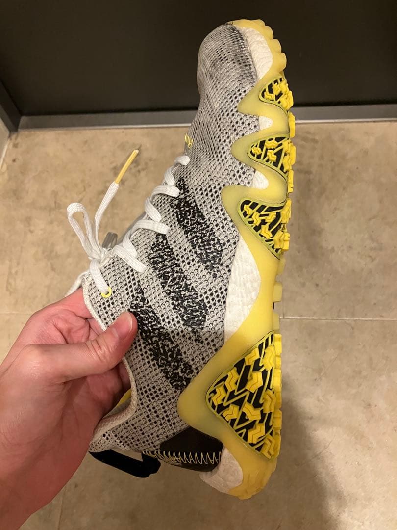 adidas CODECHAOS 22ゴルフシューズ グレー/イエロー
