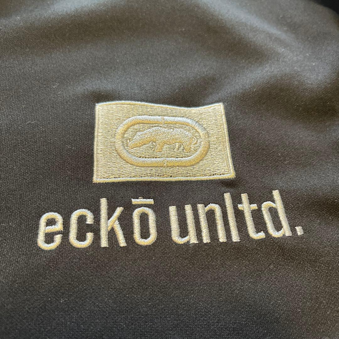eckō unlt.d エコーアンリミテッド ブラックジャージ上下セット 4L