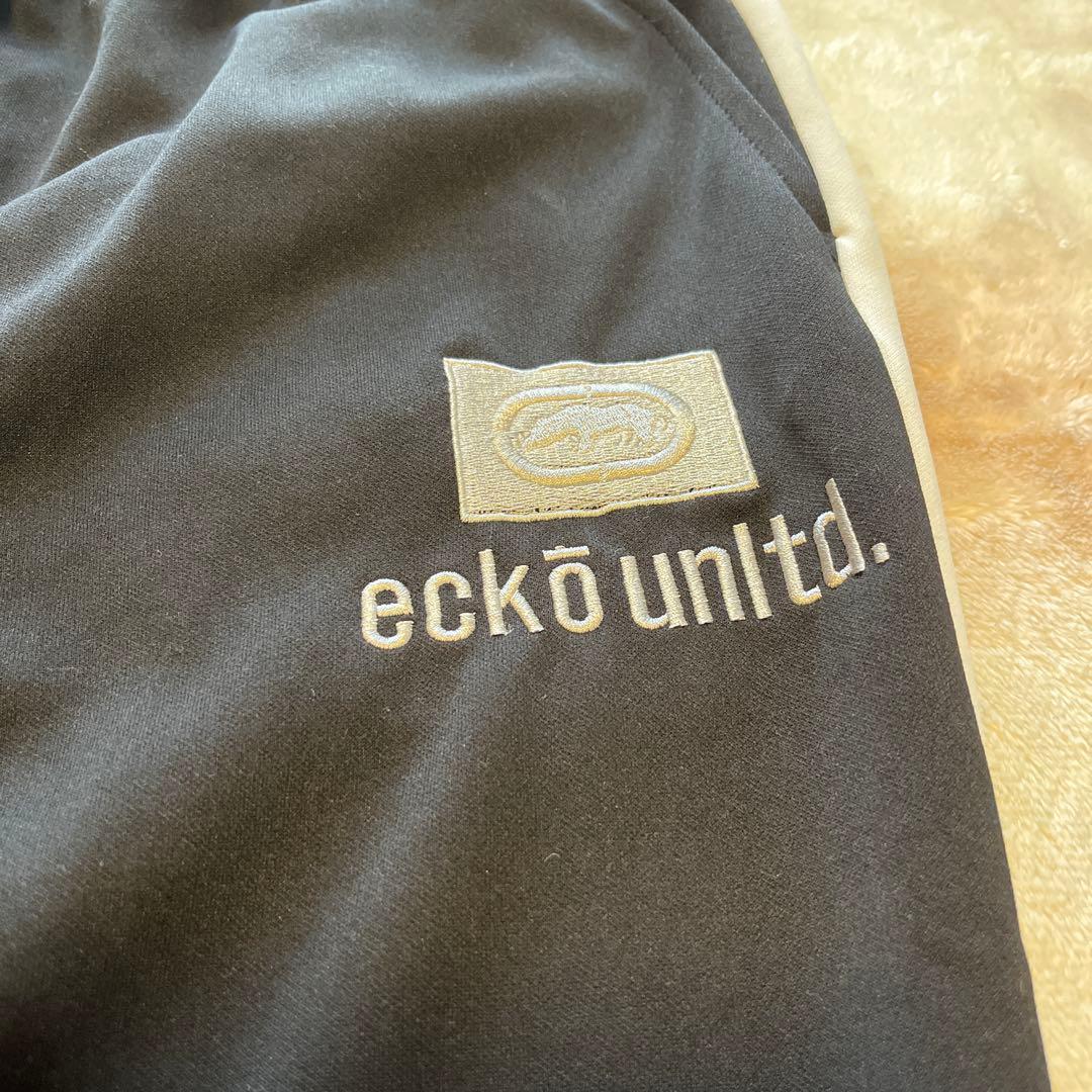 eckō unlt.d エコーアンリミテッド ブラックジャージ上下セット 4L