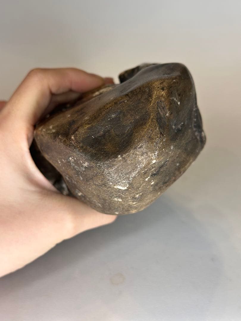奇石 人面形 自然石 観賞石 時代物 置物