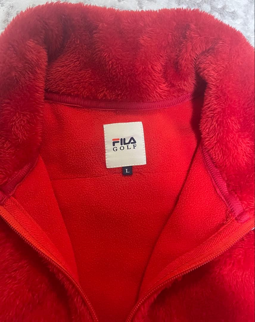 FILA GOLF レディースワンピース L レッド