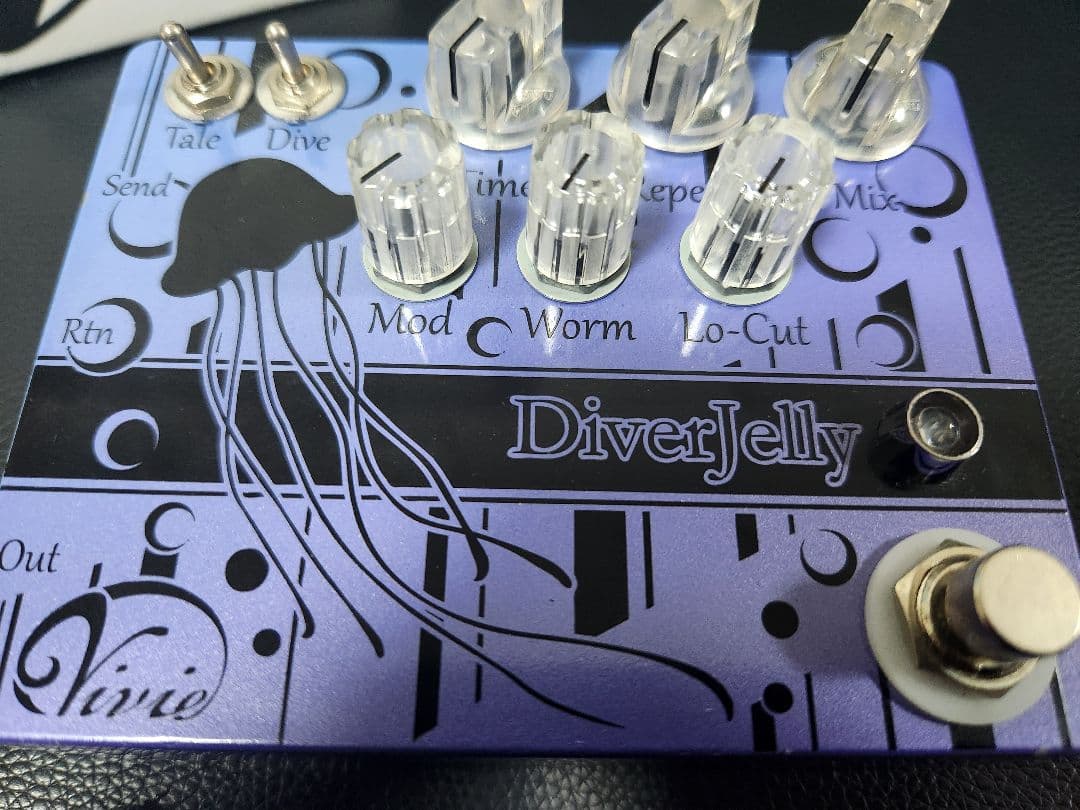 エフェクター　VIVIE　DiverJelly ディレイ