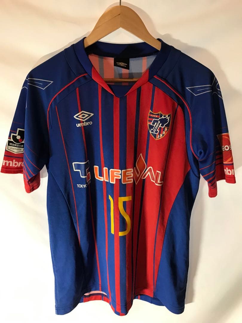正規品UMBRO FC東京「15」永井謙佑 半袖 M-L サイン入りユニフォーム