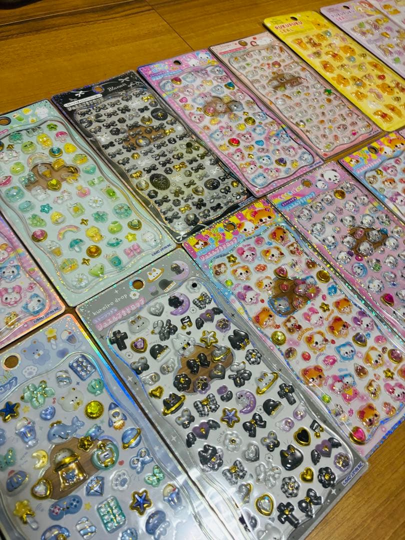 正規品◎プチドロップシール　ぷっくり　カミオジャパン　日本製　18セット