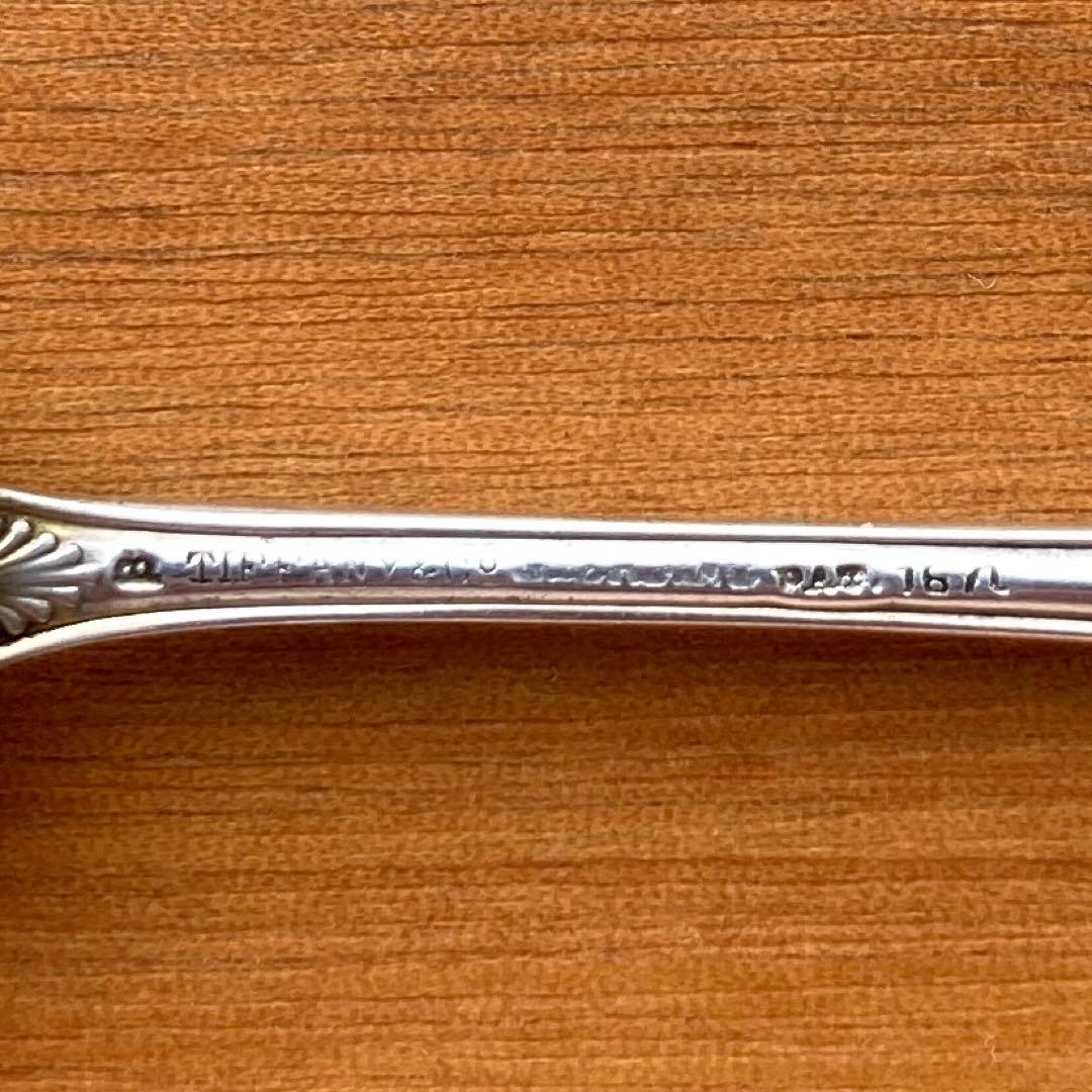 Tiffany 純銀鍍金　Palm モノグラム スプーン