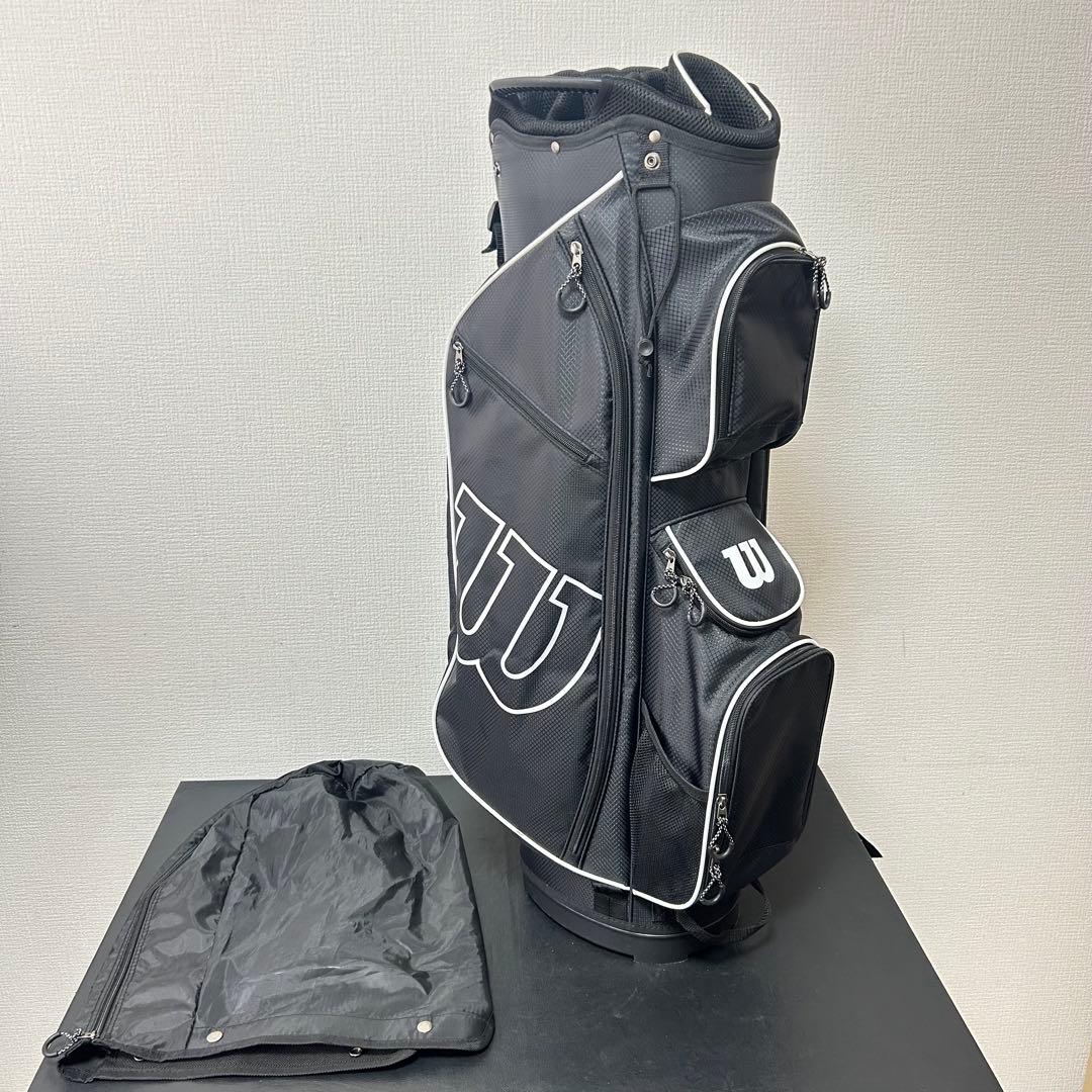 【美品】Wilson ウィルソン 14分割 9.5型 キャディバッグ ブラック
