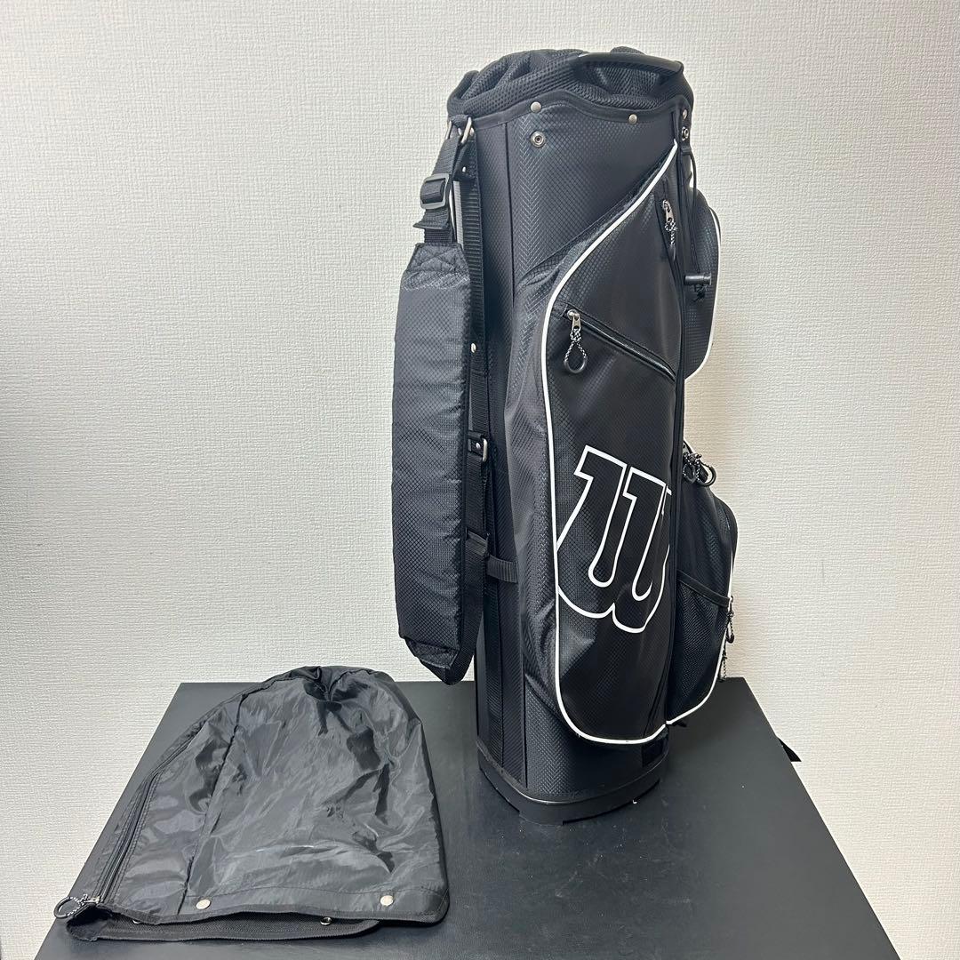 【美品】Wilson ウィルソン 14分割 9.5型 キャディバッグ ブラック