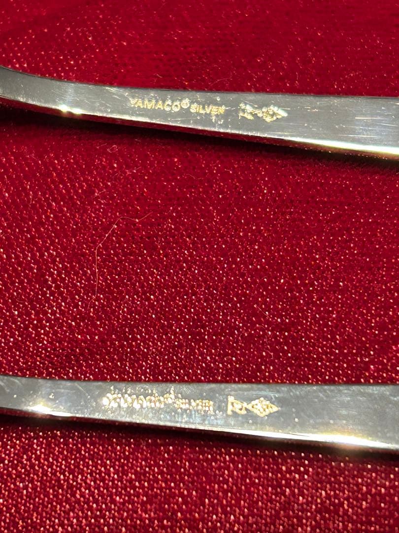 【純銀】YAMACO シルバー SILVER 950 スプーン2本 山崎金属工業