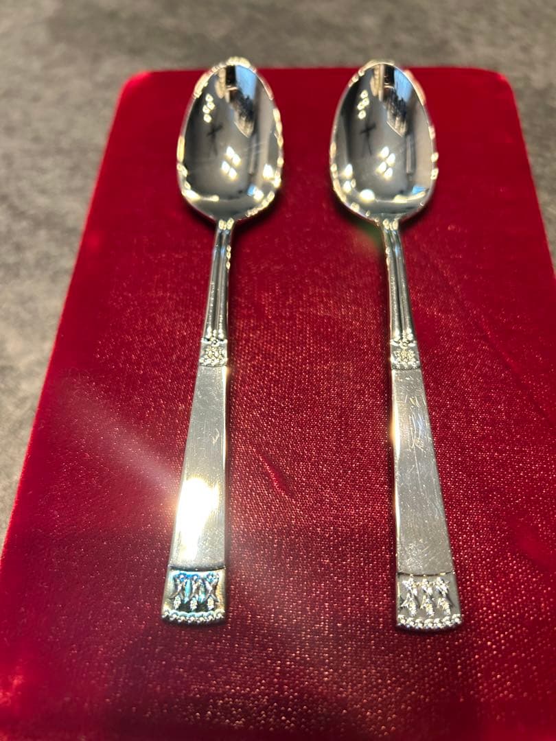 【純銀】YAMACO シルバー SILVER 950 スプーン2本 山崎金属工業