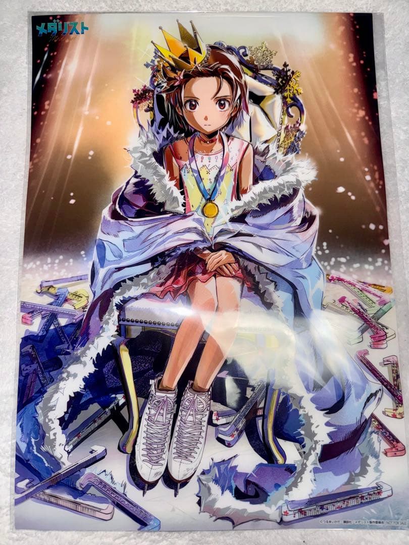 メダリスト BD早期予約特典つるまいかだ書き下ろしA3クリアポスター1期&2期