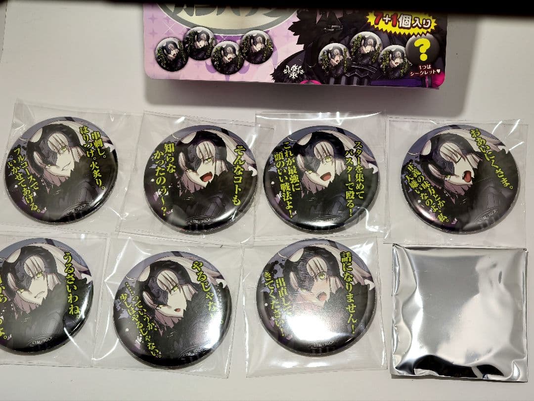 C90 ジャンヌオルタ 百面相 缶バッジ シークレット込み 8個入り FGO