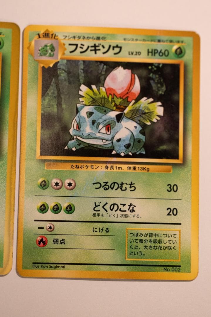 旧裏　初版　フシギダネ フシギソウ フシギバナ 　マーク無しセット