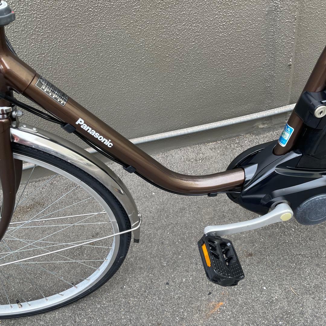 パナソニック電動アシスト自転車26インチブラウン