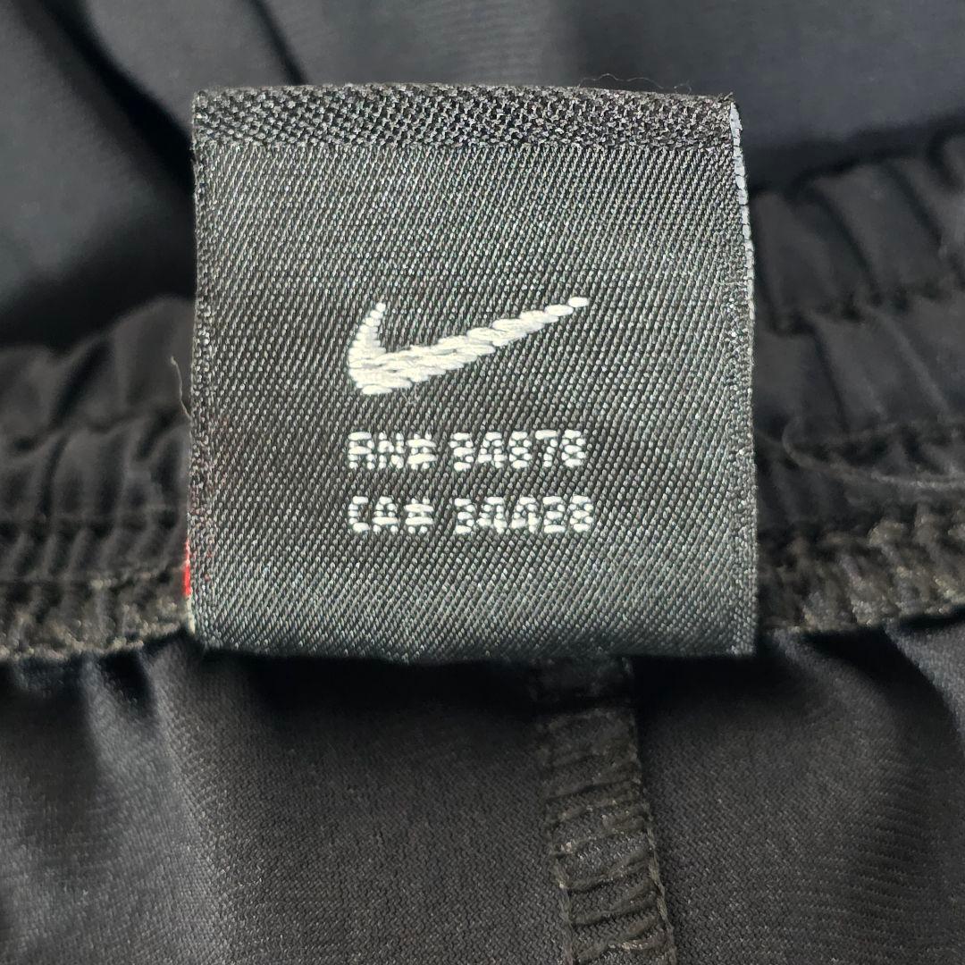 美品✨NIKE ナイロンパンツ XXL黒 刺繍ロゴ トラックパンツ ワイドパンツ