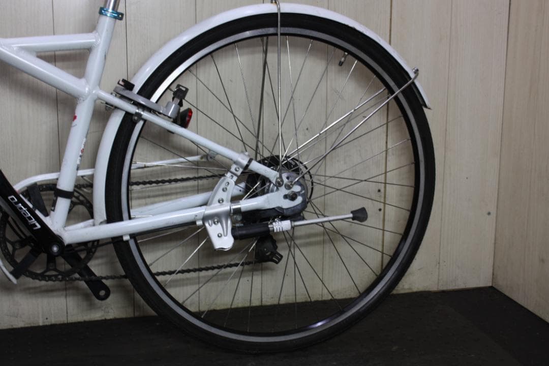 ルイガノマルチウェイ 27インチ7速 440mm LED仕様クロス 白