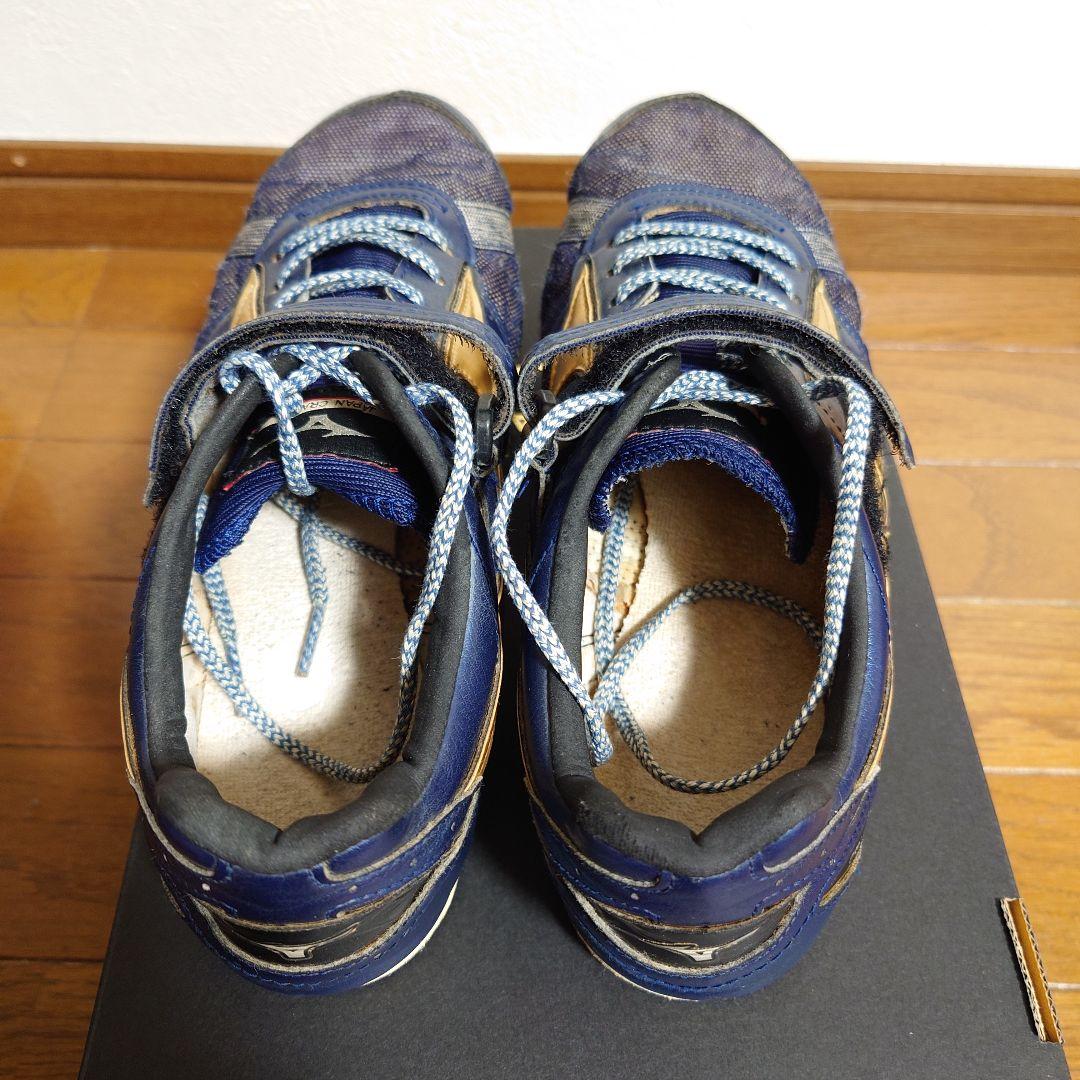 Mizuno フィールドジオ LJ 26.5cm ネイビー/ゴールド