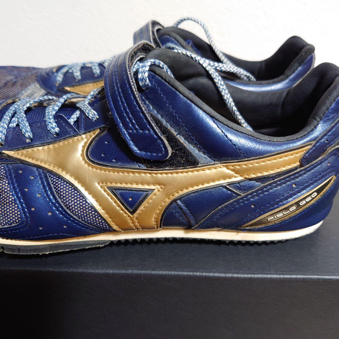Mizuno フィールドジオ LJ 26.5cm ネイビー/ゴールド