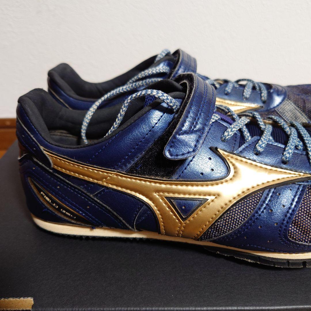 Mizuno フィールドジオ LJ 26.5cm ネイビー/ゴールド