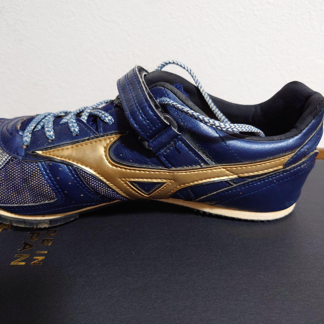 Mizuno フィールドジオ LJ 26.5cm ネイビー/ゴールド