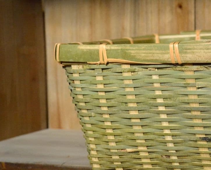 竹細工 果物皿 菓子入れ 小物入 水切り皿 たけかご 収納 手作工芸品