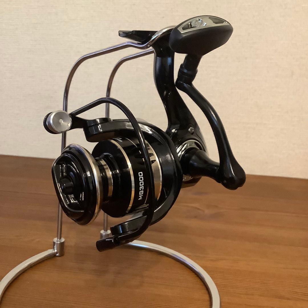 ショアジギ　5ピース2.4mスピニングロッド&スピニングリール3000番シーバス