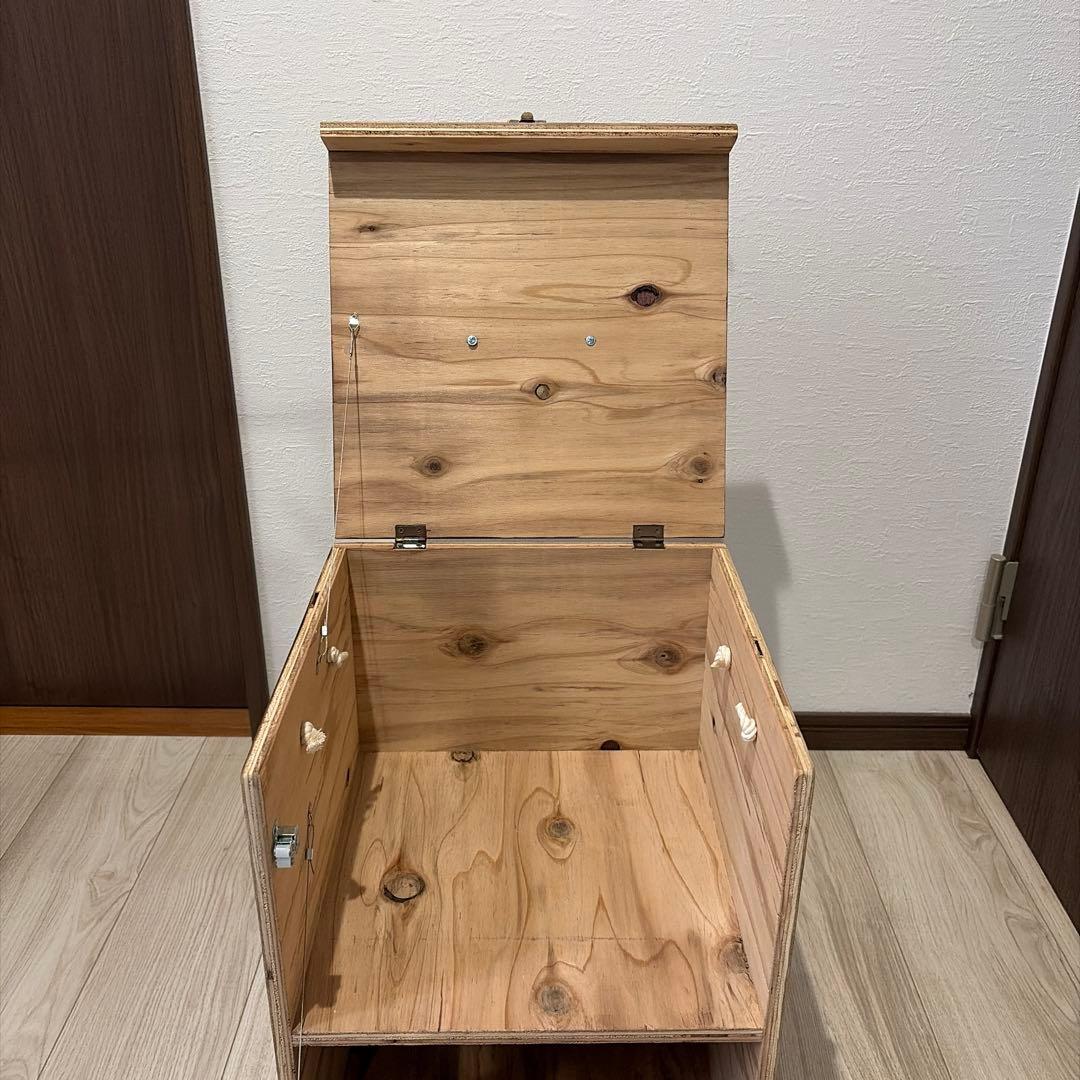 キャンプギアボックス　自作　テーブル