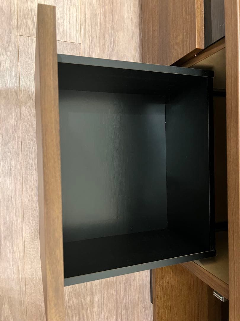 【ブ】【LOWYA】日本製 ウォールナット調 テレビ台 180cm