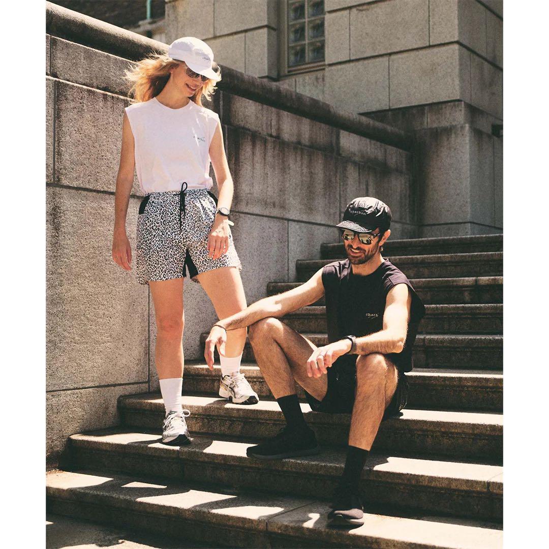 ウォーキング・ランニングウェア charbon DRY SMOOTH SLEEVELESS T-SHIRTS