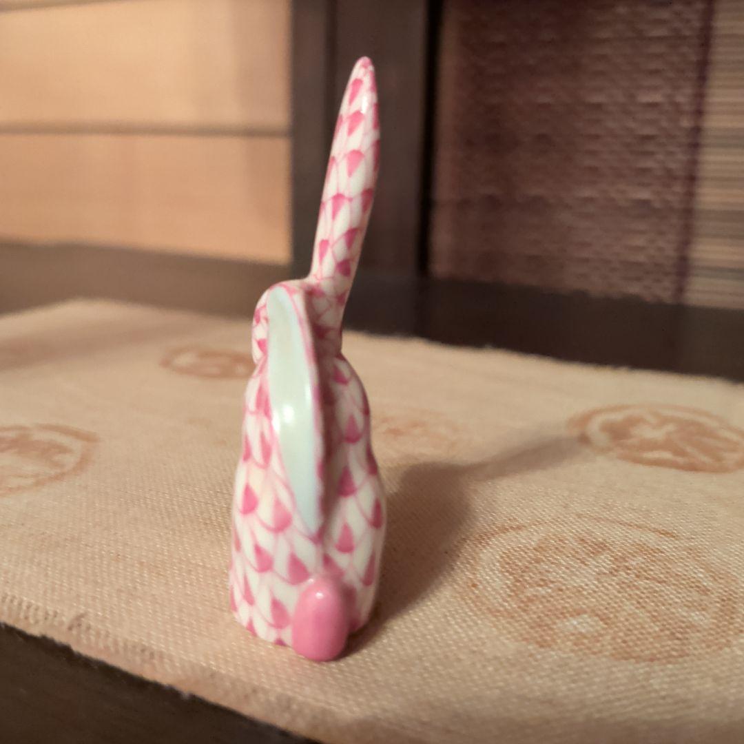 HEREND　うさぎ置物