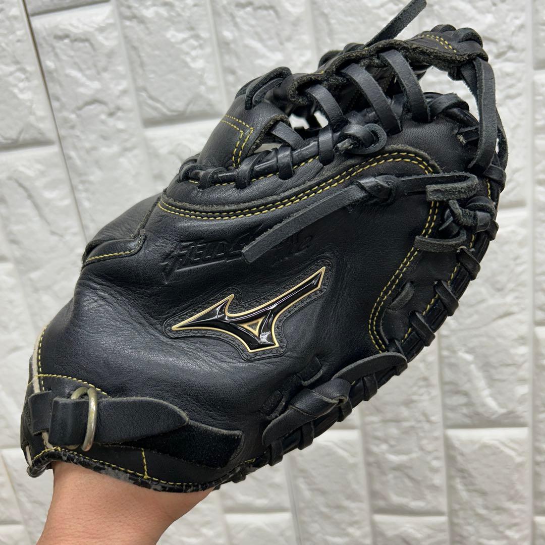 【美品】野球 グローブ 軟式 少年野球 ミズノ キャッチャーミット