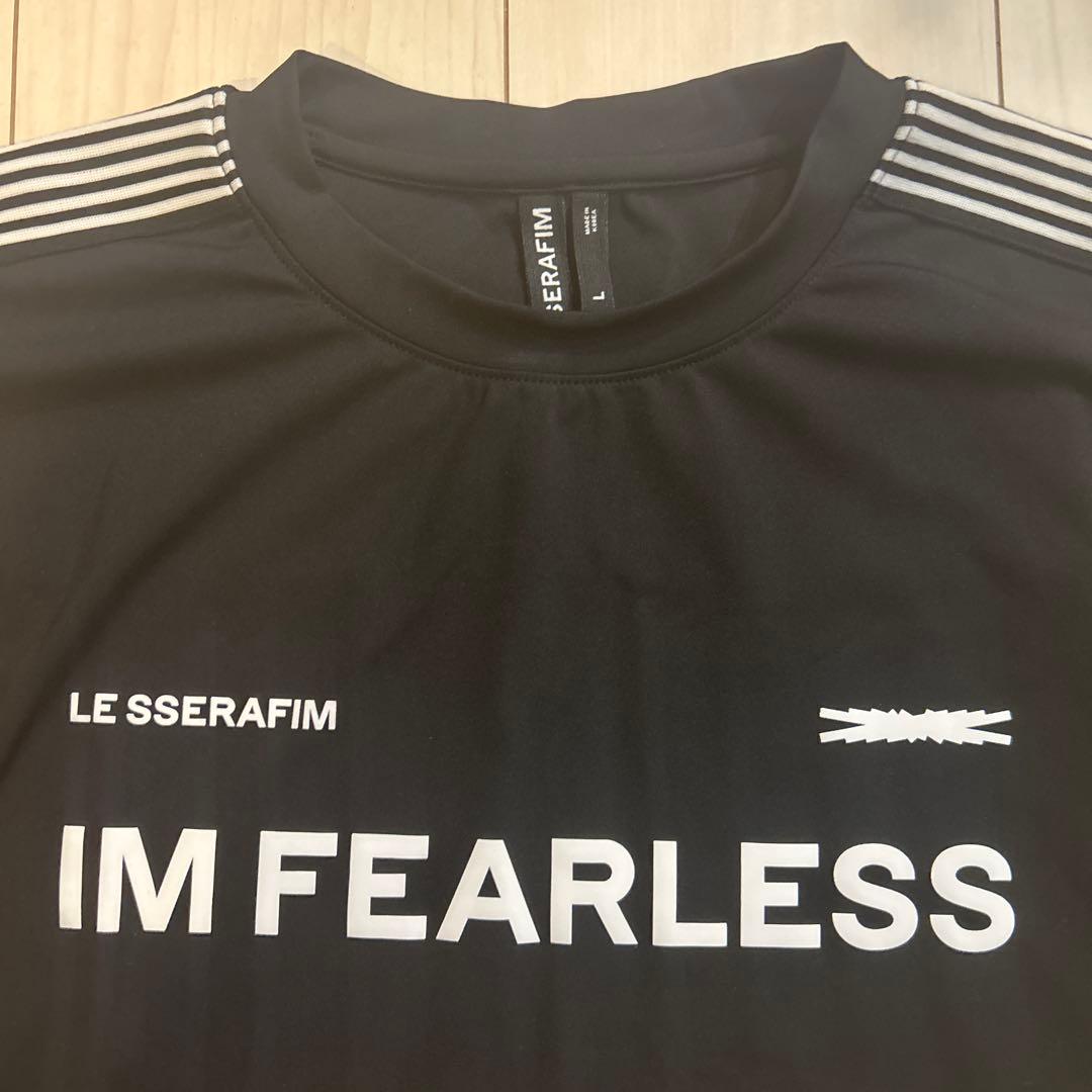 LE SSERAFIM IM FEARLESS Tシャツ Lサイズ ブラック