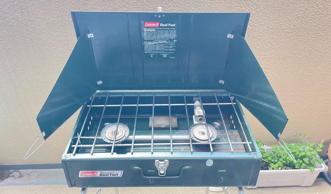 【完品】Coleman Dual Fuel 2バーナーコンロ414 USA