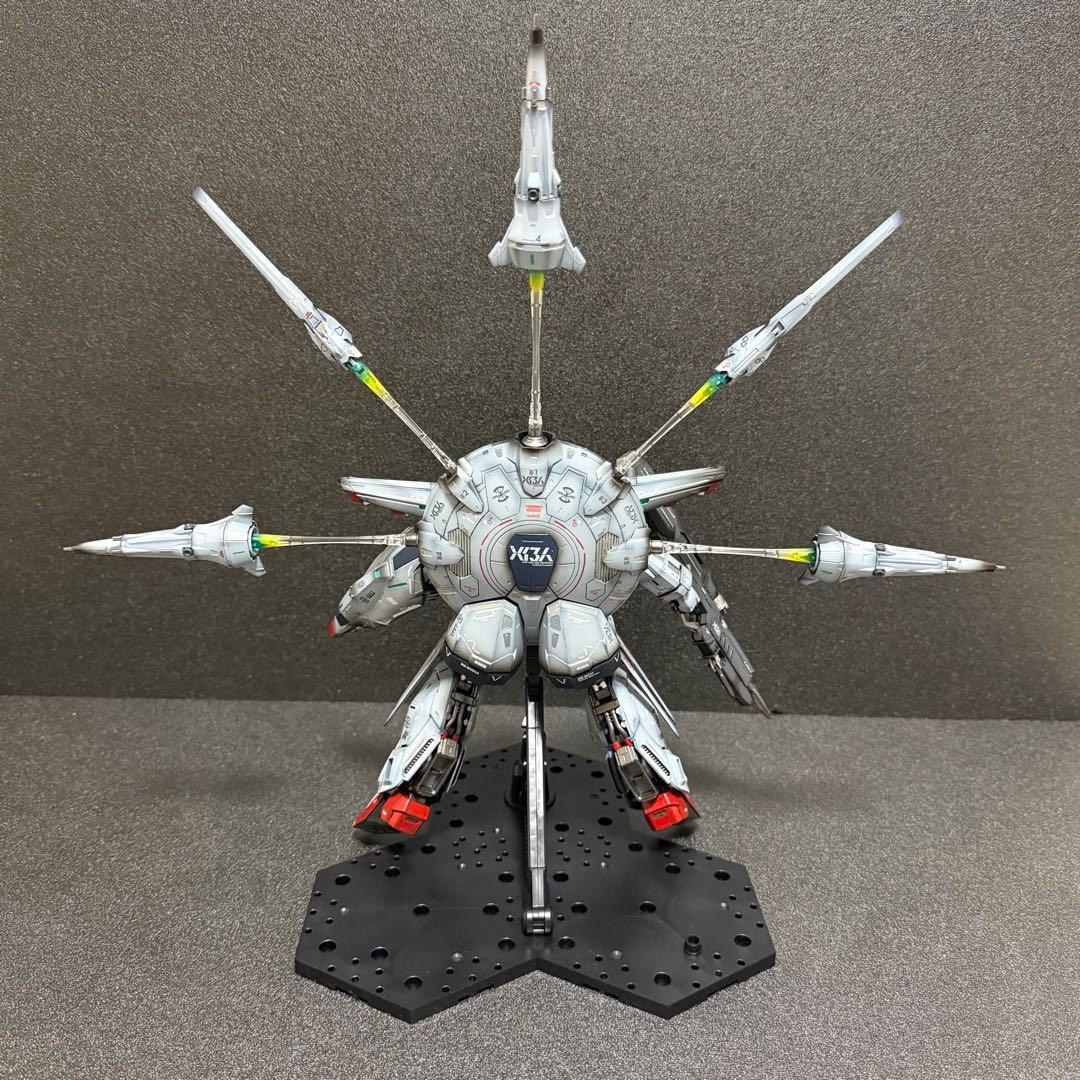 MG プロヴィデンス ガンダム 塗装 完成品 シールド破損有