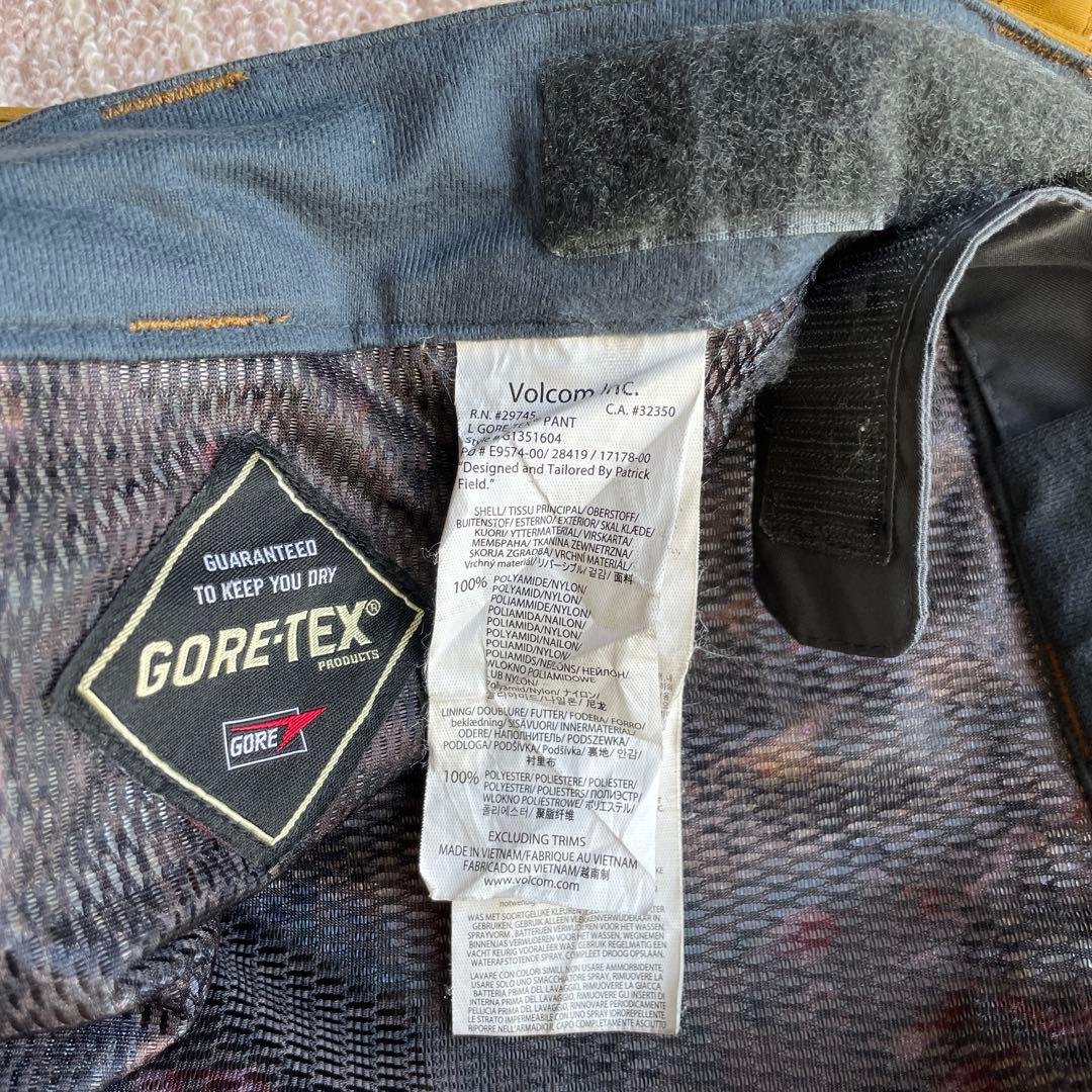 【値下げ】VOLCOM L GORE-TEX PANT【M】スノーボードウェア