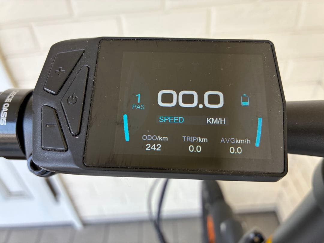 ADO　AIR20 グレー折り畳み電動アシスト自転車