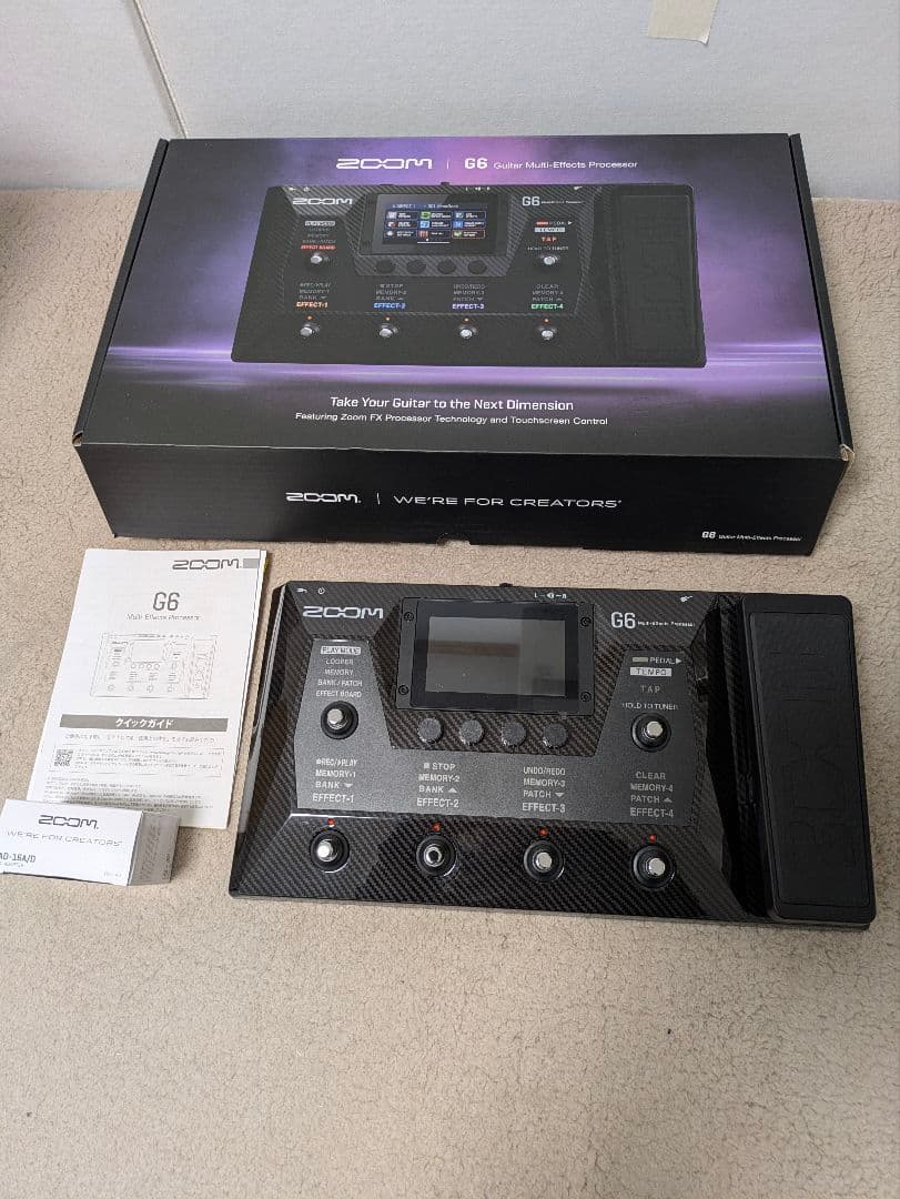 ZOOM G6 ギターエフェクター 専用ケース付き
