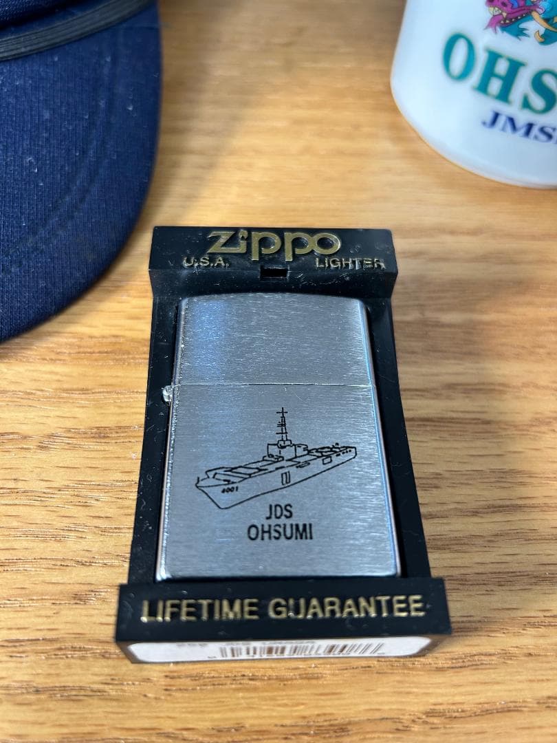 海上自衛隊 おおすみセット 曹士用識別帽 ZIPPOライター（初期型）マグカップ