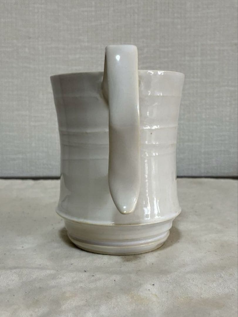 濱中史郎 ホワイト マグカップ 萩焼